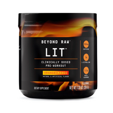 BEYOND RAW LIT  PRE-WORKOUT ORANGE MANGO 15 SERVIDAS