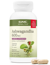 GNC HERBAL PLUS - Ashwagandha 600mg - 60 Capsules