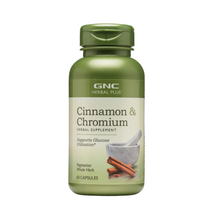 GNC CINNAMON & CHROMIUM 60 CAPSULAS