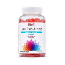 GNC HAIR, SKIN & NAILS GUMMY STRAWBERRY 120 GUMMIES