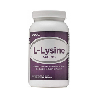 GNC L-LYSINE 500MG 100 CAPSULAS