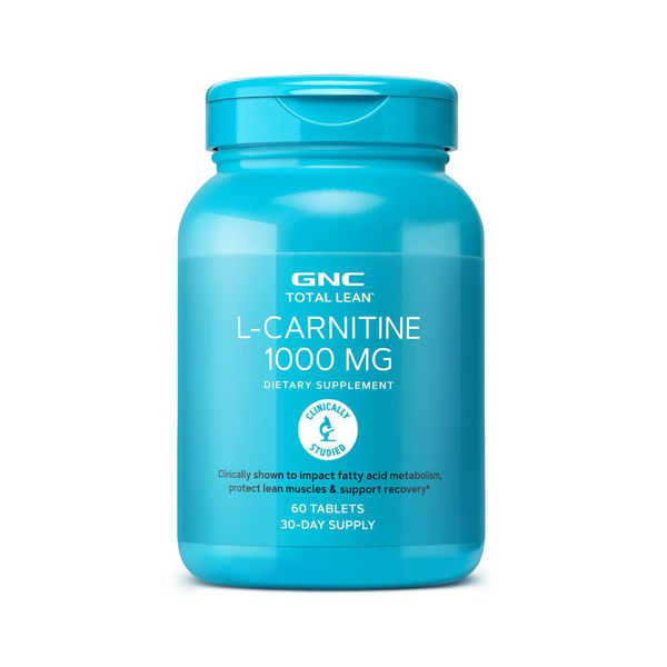 GNC TOTAL LEAN - L-Carnitine 1000mg - 60 Tablets (60 Servings