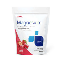 GNC - Magnesium 250mg - Strawberry - 60 Soft Chews (30 Servings)