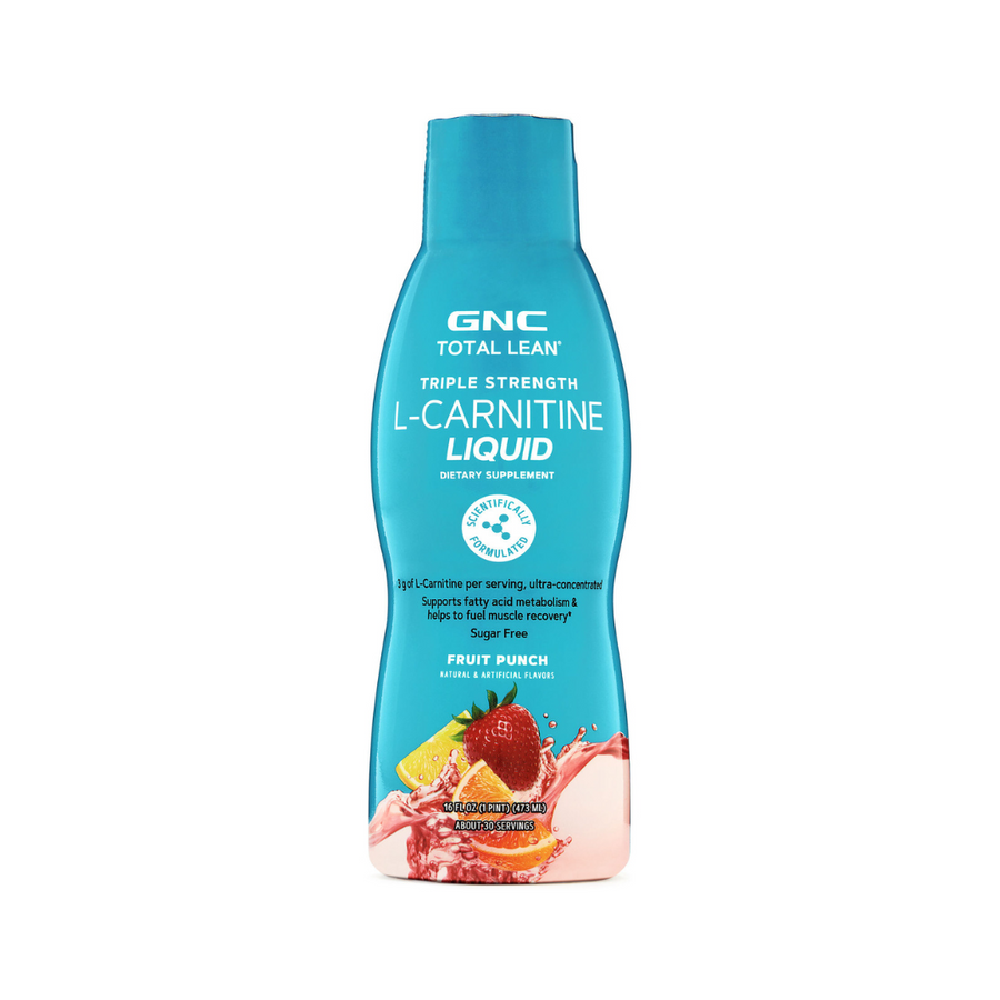GNC TOTAL LEAN - Triple Strength L-Carnitine Liquid - Fruit Punch - (3 GNC Live Well Panam GNC TOTAL LEAN - Triple Strength L-Carnitine Liquid - Fruit Punch - (3 GNC Live Well Panam
