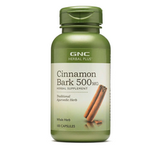 GNC HERBAL PLUS - Cinnamon Bark 500mg - 200 Capsules (200 Servings)