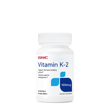 GNC Vitamin K-2 - 100 mcg - 60 Softgels (60 Servings)